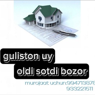 ГУЛИСТОН УЙ ОЛДИ СОТДИ БОЗОР!