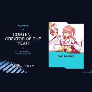 Hololive Club "we're not winning this, but still vote for her anyway" Game Awards Edition ID