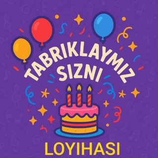 TABRIKLAYMIZ SIZNI LOYIHASI 🥳